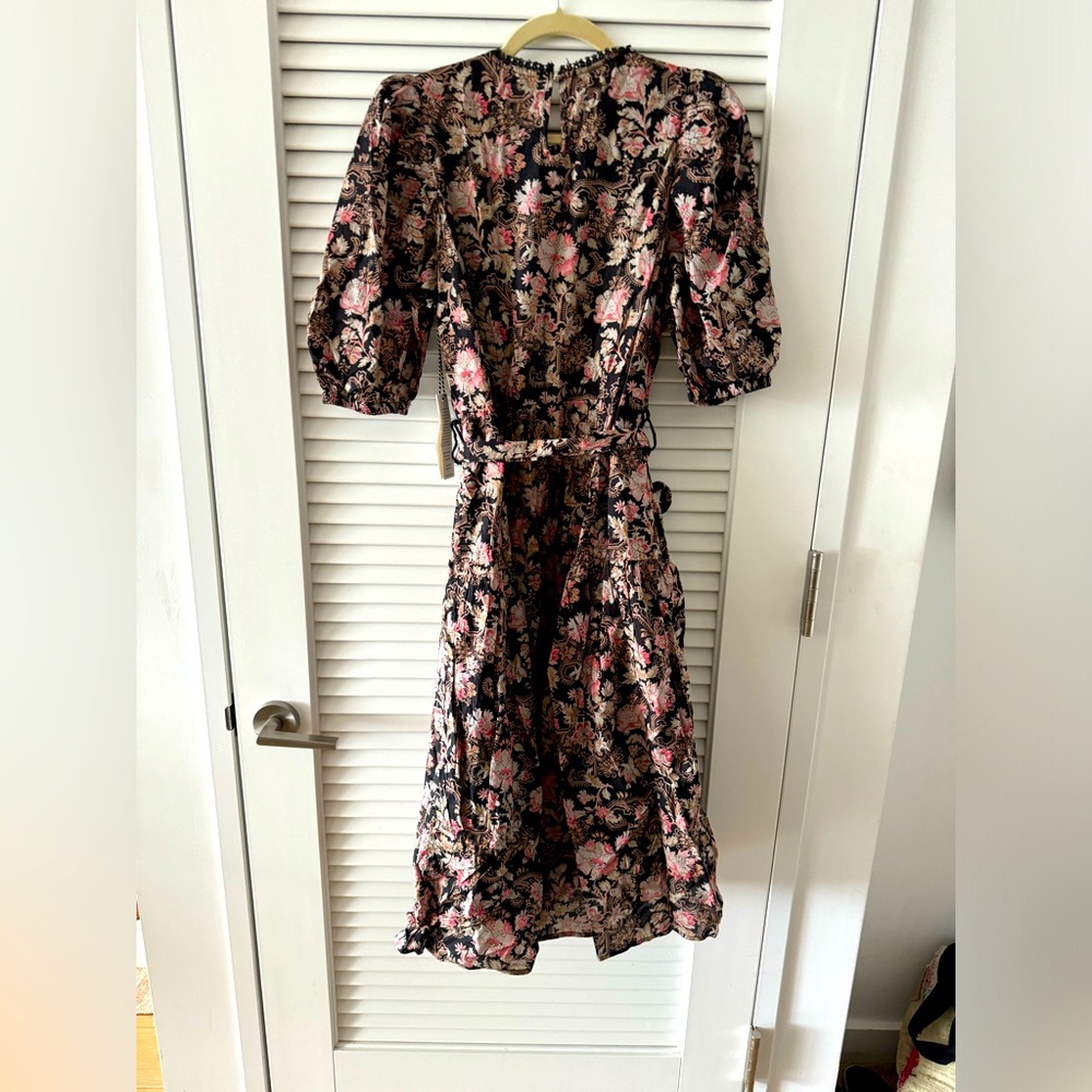 St. Roche black floral dress.